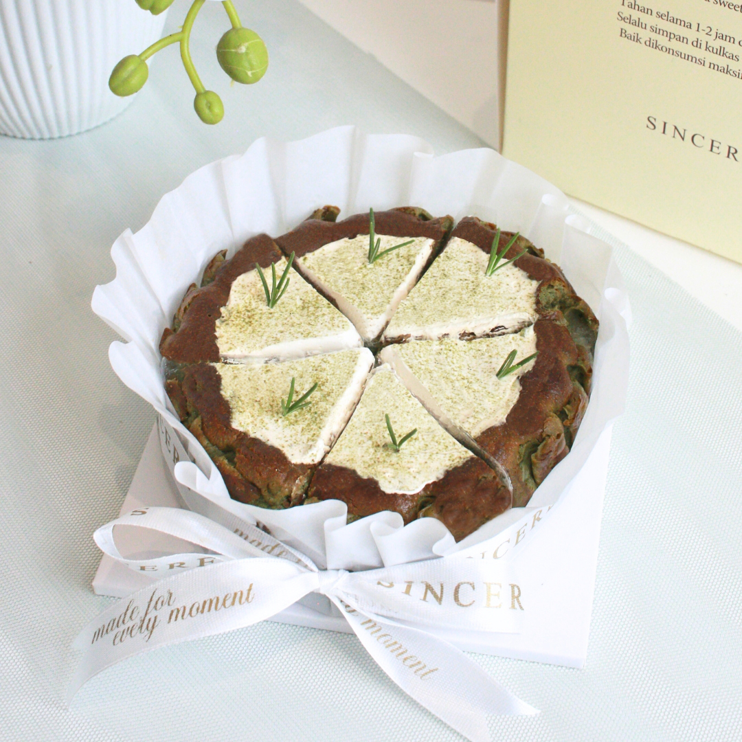 Matcha Burnt Cheesecake